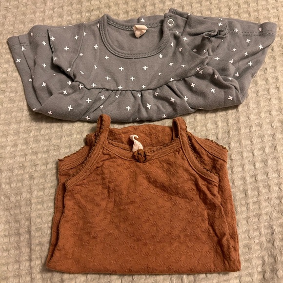 Set of Quincy Mae onesie & dress 0-3 months - Picture 2 of 6
